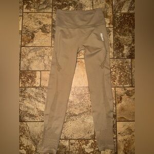 Gymshark Seamless High-Waist Leggings in Taupe